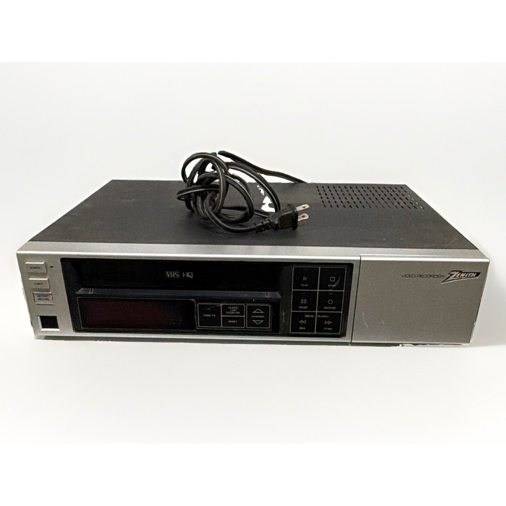 Zenith VCR VHS Video Recorder VR1810-1 2-Head MPN Made in Japan TESTED WORKS